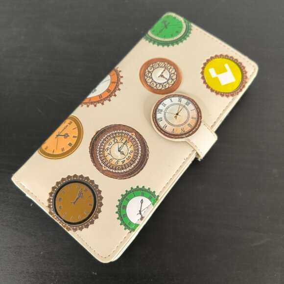Shag Wear Canada Embossed Clock Quirky Novelty Colorful Wallet - Picture 2 of 9